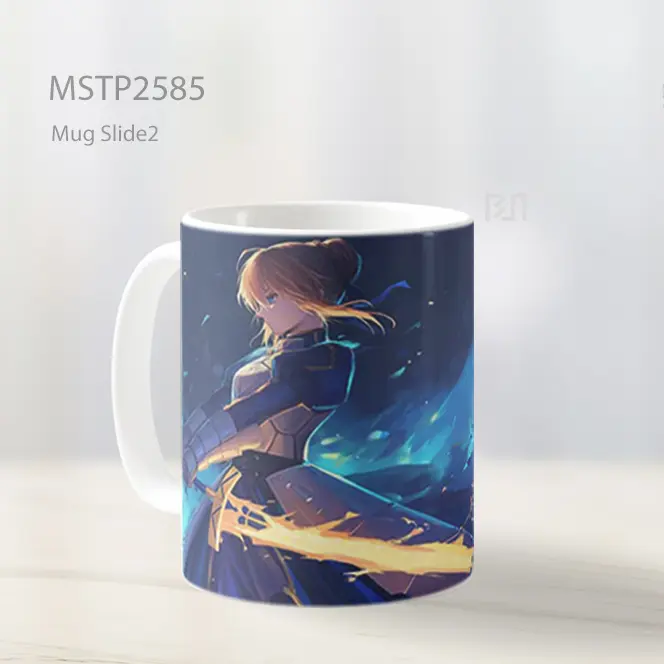 Saber Artoria Pedang Suci Mug MSTP2585 - All-side / Desain