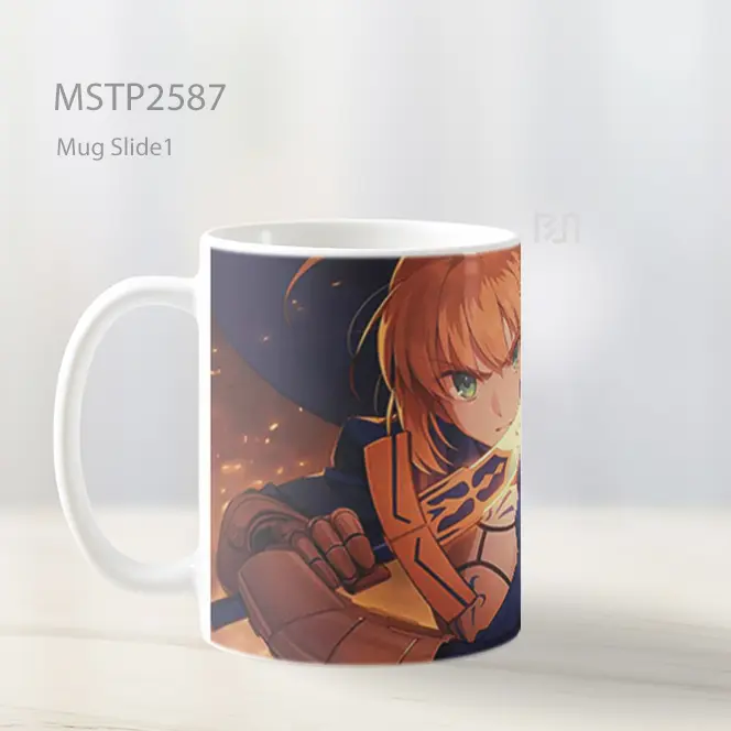 Saber Excalibur Fate Stay Night Mug MSTP2587 - All-side / Desain