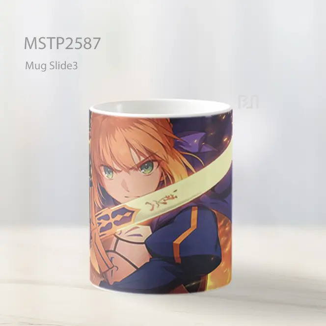Saber Excalibur Fate Stay Night Mug MSTP2587 - All-side / Desain
