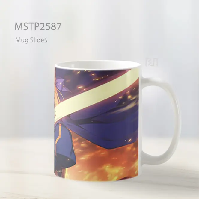Saber Excalibur Fate Stay Night Mug MSTP2587 - All-side / Desain