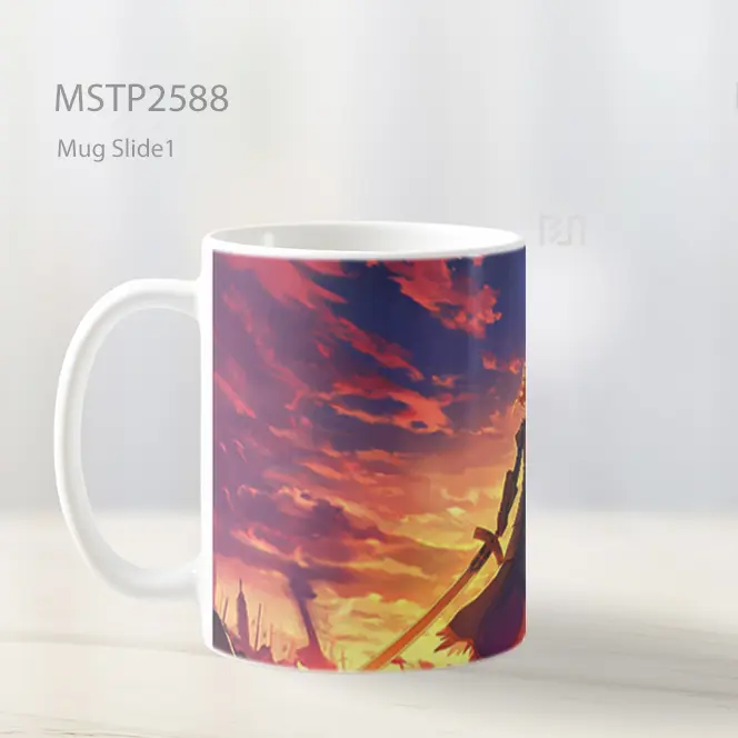Saber Fate Series Matahari Terbenam Ladang Pedang Mug MSTP2588 - All-side / Desain