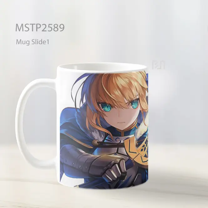 Saber Fate Series Pedang Mug MSTP2589 - All-side / Desain