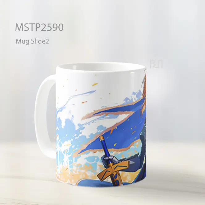 Saber Fate Series Mug MSTP2590 - All-side / Desain