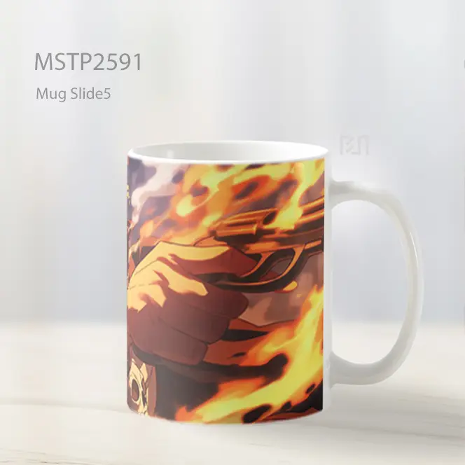 Sabo One Piece Api Senjata Menembak Senyum Mug MSTP2591 - All-side / Desain