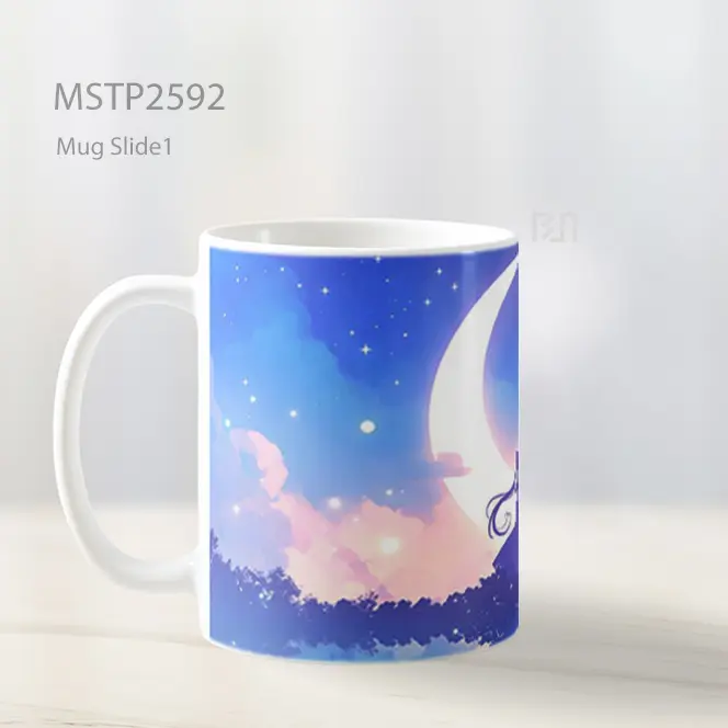 Sailor Moon Aesthetic Moon Silhouette Mug MSTP2592 - All-side / Desain
