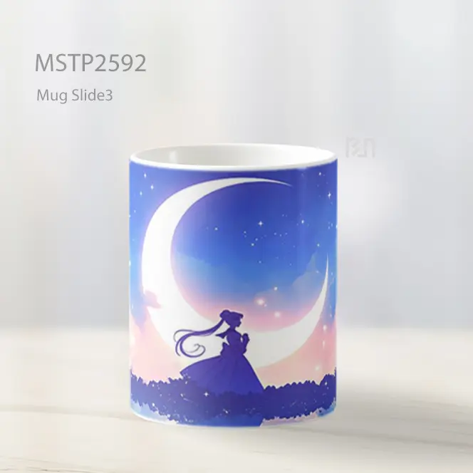 Sailor Moon Aesthetic Moon Silhouette Mug MSTP2592 - All-side / Desain