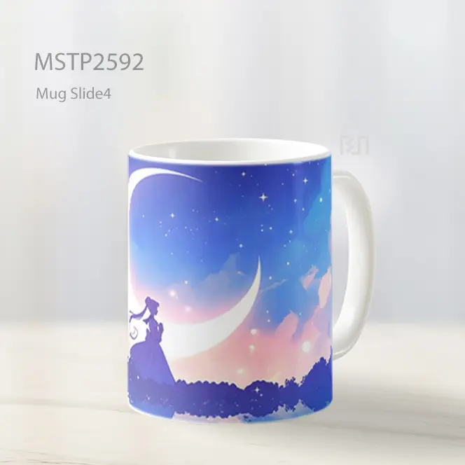 Sailor Moon Aesthetic Moon Silhouette Mug MSTP2592