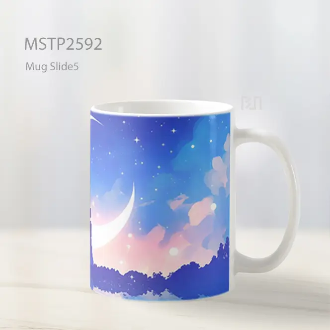 Sailor Moon Aesthetic Moon Silhouette Mug MSTP2592 - All-side / Desain