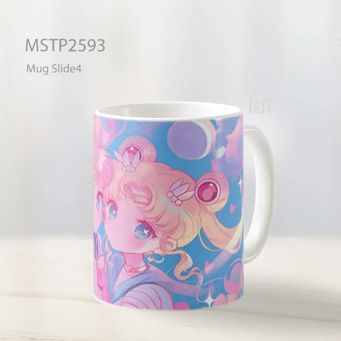 Sailor Moon And Luna Kawaii Pastel Mug MSTP2593