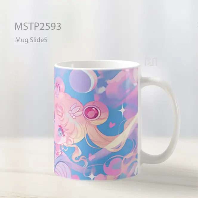 Sailor Moon And Luna Kawaii Pastel Mug MSTP2593 - All-side / Desain