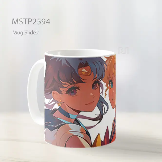 Sailor Moon And Mercury Potret Mug MSTP2594 - All-side / Desain