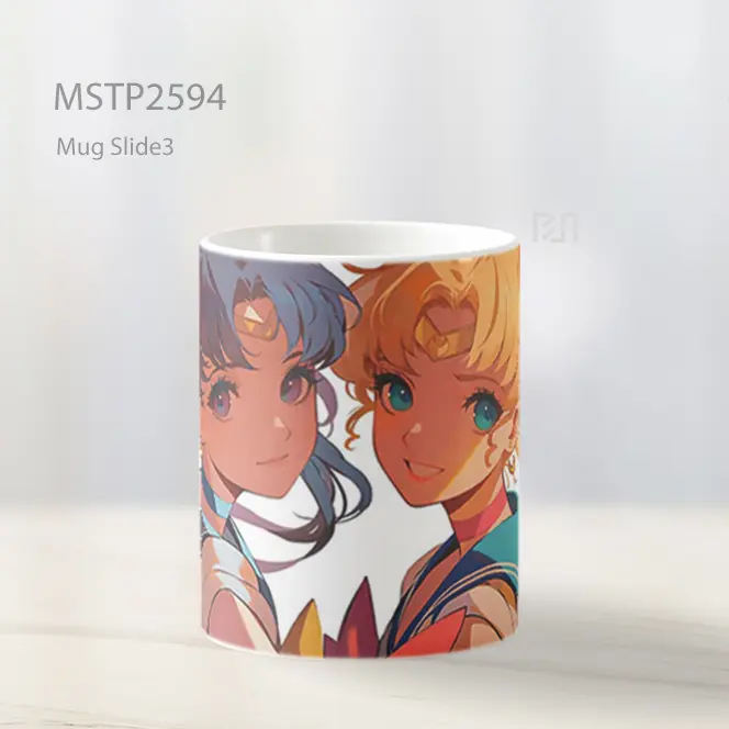 Sailor Moon And Mercury Potret Mug MSTP2594 - All-side / Desain