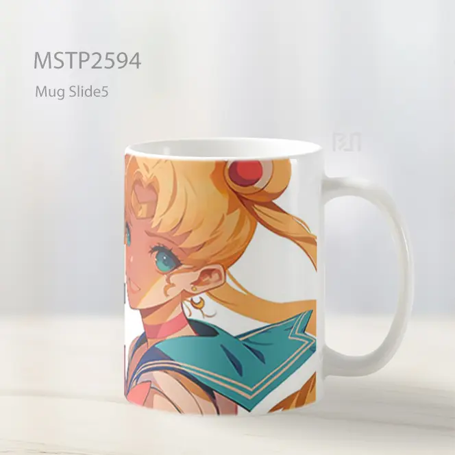 Sailor Moon And Mercury Potret Mug MSTP2594 - All-side / Desain