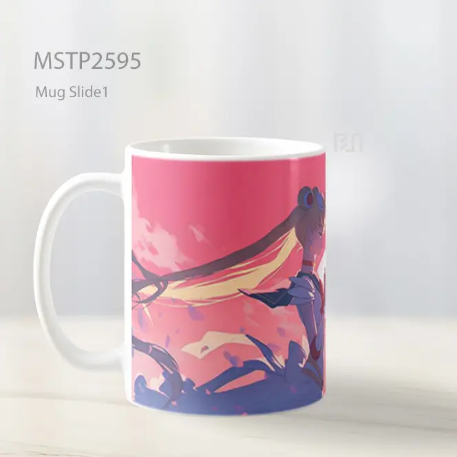 Sailor Moon And Tuxedo Mask Holding Hands Mug MSTP2595 - All-side / Desain