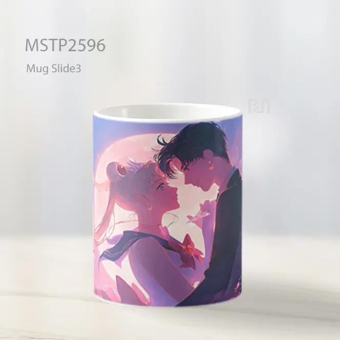 Sailor Moon And Tuxedo Mask Romantis Valentines Mug MSTP2596 - All-side / Desain
