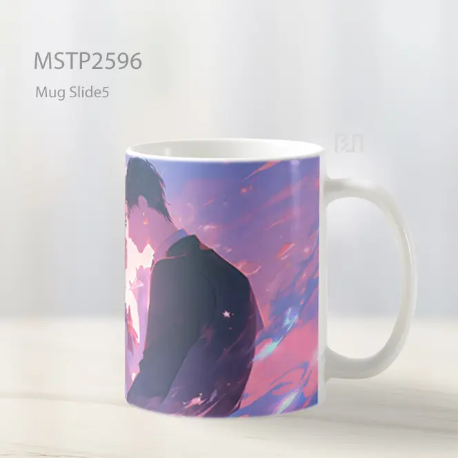 Sailor Moon And Tuxedo Mask Romantis Valentines Mug MSTP2596 - All-side / Desain