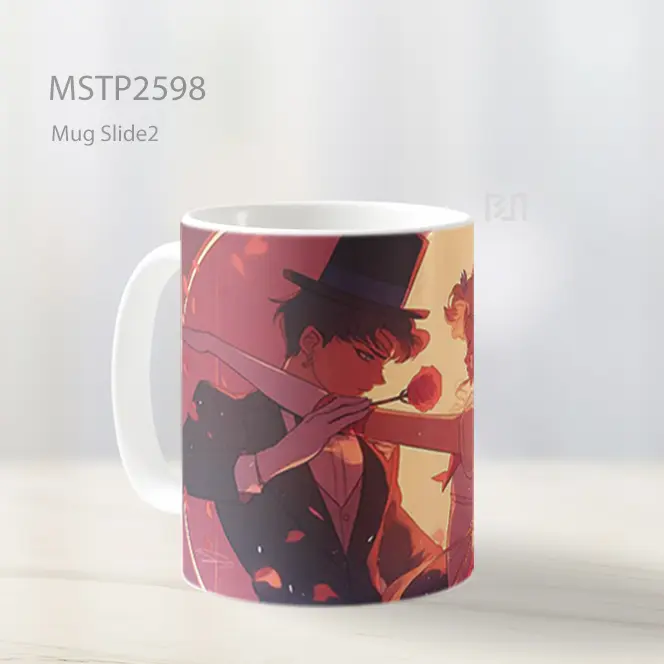 Sailor Moon And Tuxedo Mask Tari Romantis Mug MSTP2598 - All-side / Desain