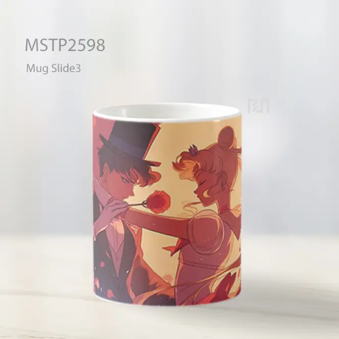 Sailor Moon And Tuxedo Mask Tari Romantis Mug MSTP2598 - All-side / Desain