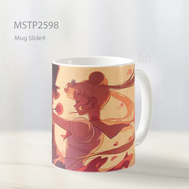 Sailor Moon And Tuxedo Mask Tari Romantis Mug MSTP2598