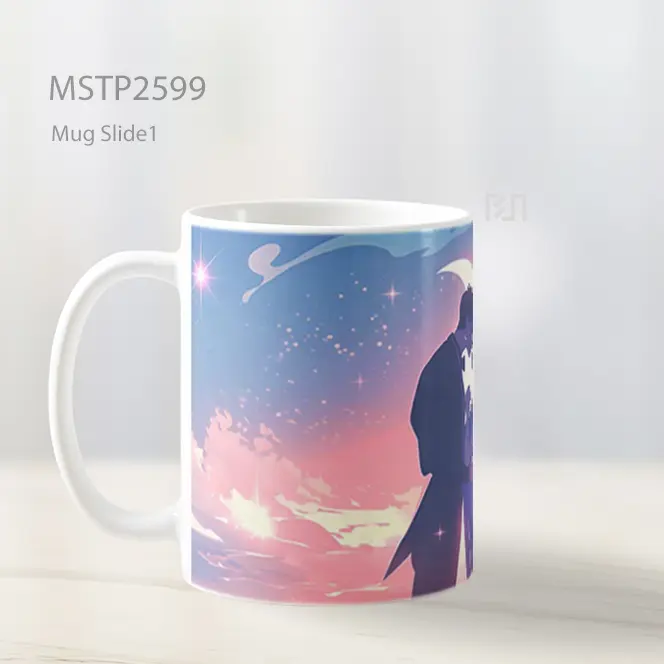 Sailor Moon And Tuxedo Mask Valentines Mug MSTP2599 - All-side / Desain