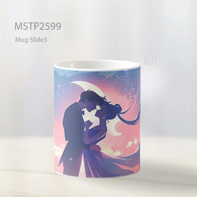 Sailor Moon And Tuxedo Mask Valentines Mug MSTP2599 - All-side / Desain
