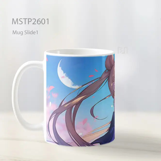 Sailor Moon Cherry Blossoms Moonlight Mug MSTP2601 - All-side / Desain