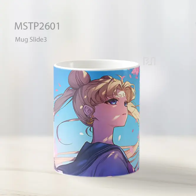Sailor Moon Cherry Blossoms Moonlight Mug MSTP2601 - All-side / Desain