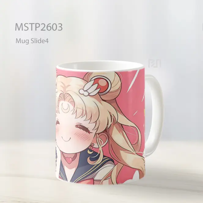 Sailor Moon Chibi Lucu Pink Mug MSTP2603