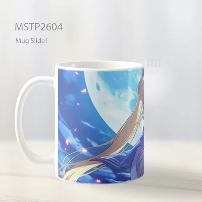 Sailor Moon Estetika Latar Bulan Purnama Mug MSTP2604 - All-side / Desain