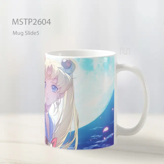 Sailor Moon Estetika Latar Bulan Purnama Mug MSTP2604 - All-side / Desain