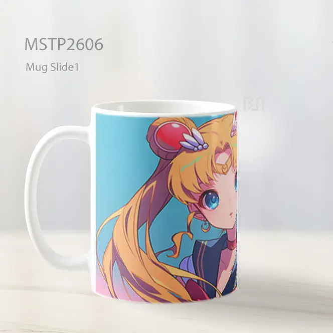 Sailor Moon Langit Biru Musim Semi Mug MSTP2606 - All-side / Desain