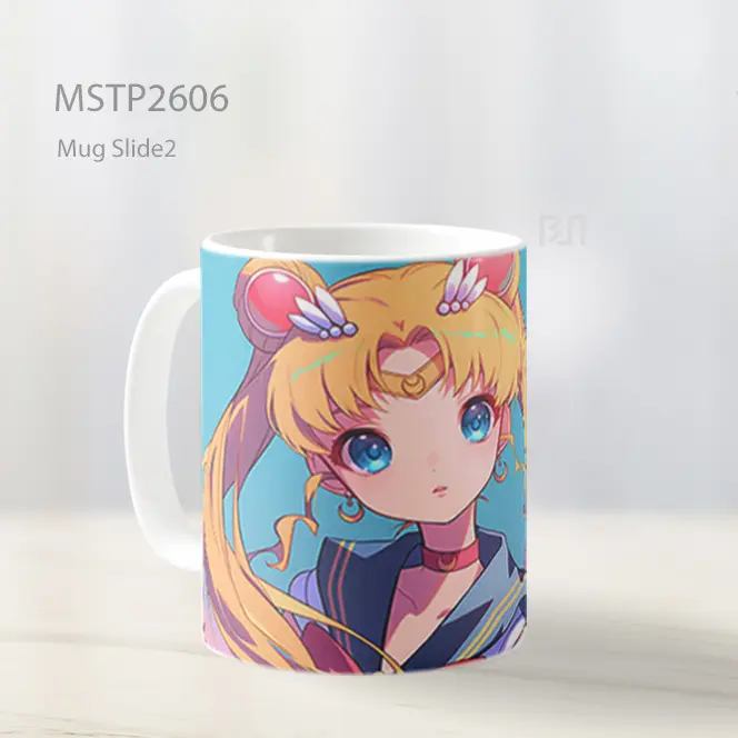 Sailor Moon Langit Biru Musim Semi Mug MSTP2606 - All-side / Desain