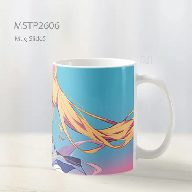 Sailor Moon Langit Biru Musim Semi Mug MSTP2606 - All-side / Desain
