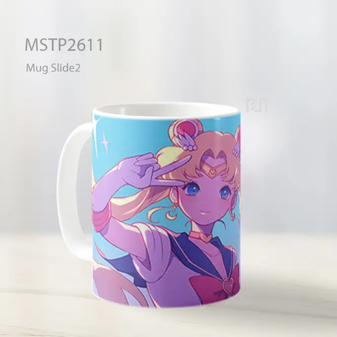 Sailor Moon Peace Sign Mug MSTP2611 - All-side / Desain
