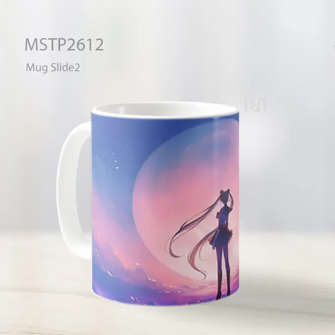 Sailor Moon Pinky Moonlight Silhouette Mug MSTP2612 - All-side / Desain