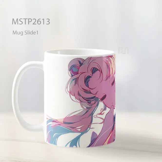 Sailor Moon Potret Estetika Pink Mug MSTP2613 - All-side / Desain