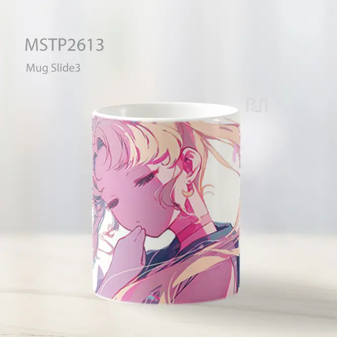 Sailor Moon Potret Estetika Pink Mug MSTP2613 - All-side / Desain