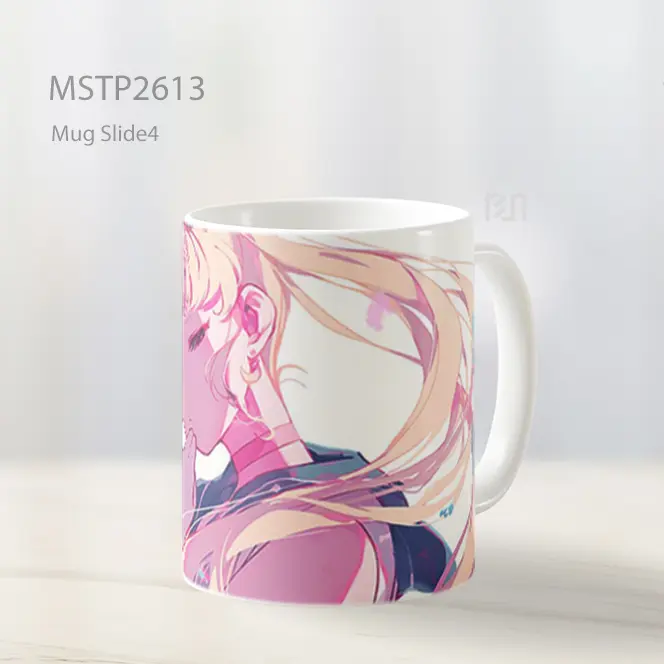 Sailor Moon Potret Estetika Pink Mug MSTP2613