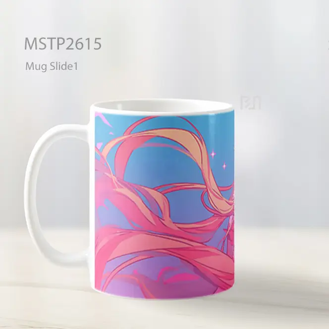 Sailor Moon Rambut Pink Estetika Mug MSTP2615 - All-side / Desain