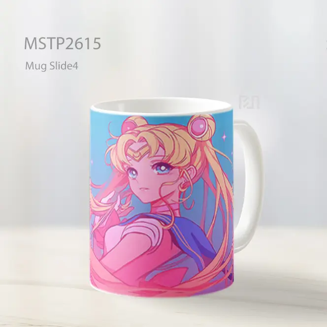 Sailor Moon Rambut Pink Estetika Mug MSTP2615