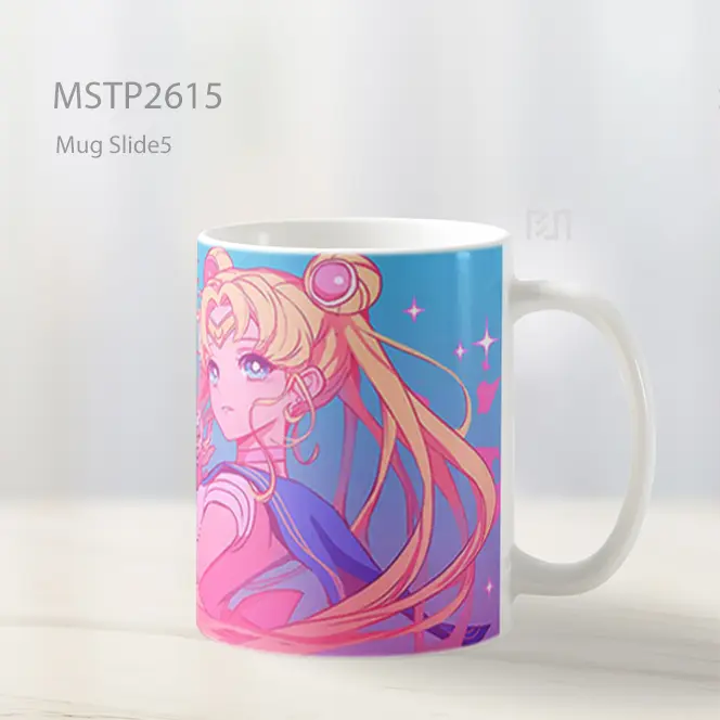 Sailor Moon Rambut Pink Estetika Mug MSTP2615 - All-side / Desain