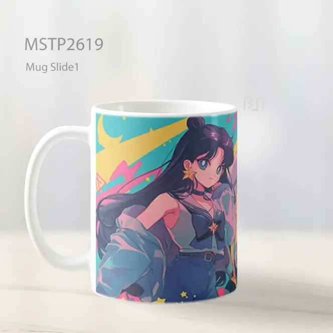 Sailor Moon Trio Ilustrasi Mug MSTP2619 - All-side / Desain