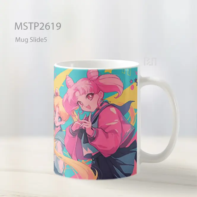 Sailor Moon Trio Ilustrasi Mug MSTP2619 - All-side / Desain