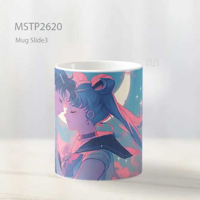 Sailor Moon Tuxedo Mask Romantis Bulan Mug MSTP2620 - All-side / Desain