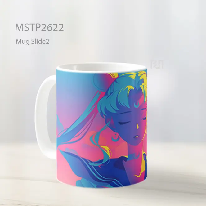 Sailor Moon Vaporwave Mug MSTP2622 - All-side / Desain