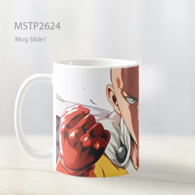 Saitama Dan Genos One Punch Man Mug MSTP2624 - All-side / Desain