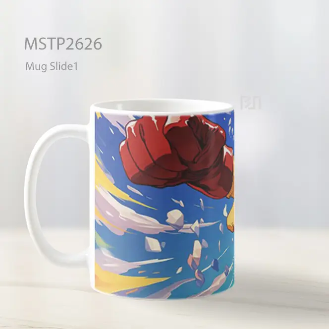 Saitama Ekspresi Bosan Mug MSTP2626 - All-side / Desain