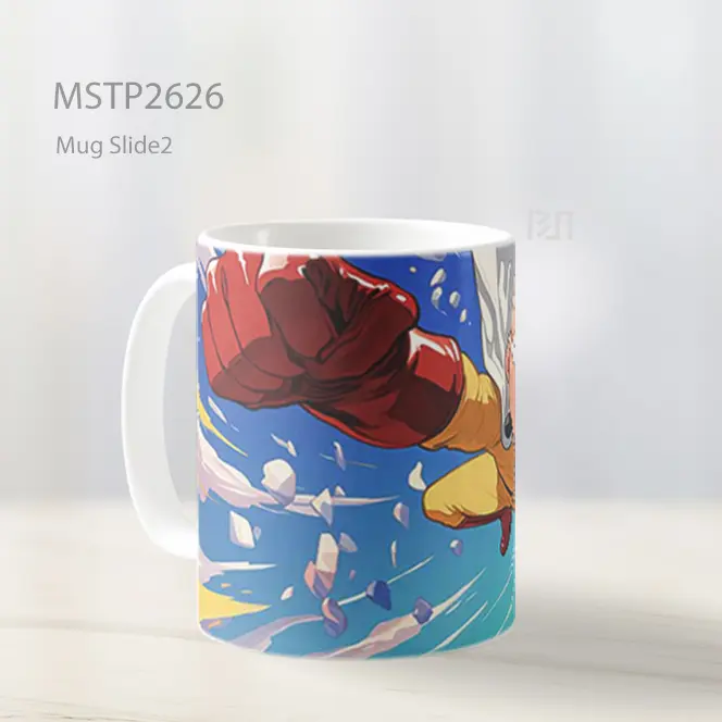Saitama Ekspresi Bosan Mug MSTP2626 - All-side / Desain