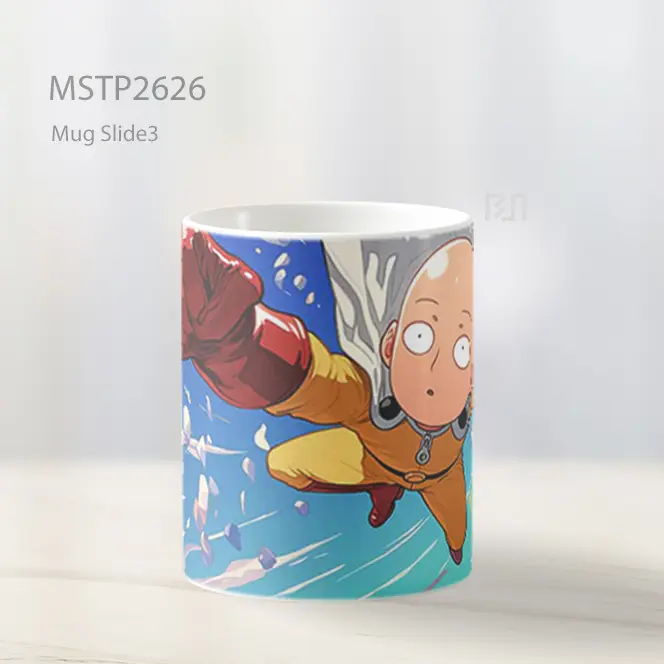 Saitama Ekspresi Bosan Mug MSTP2626 - All-side / Desain