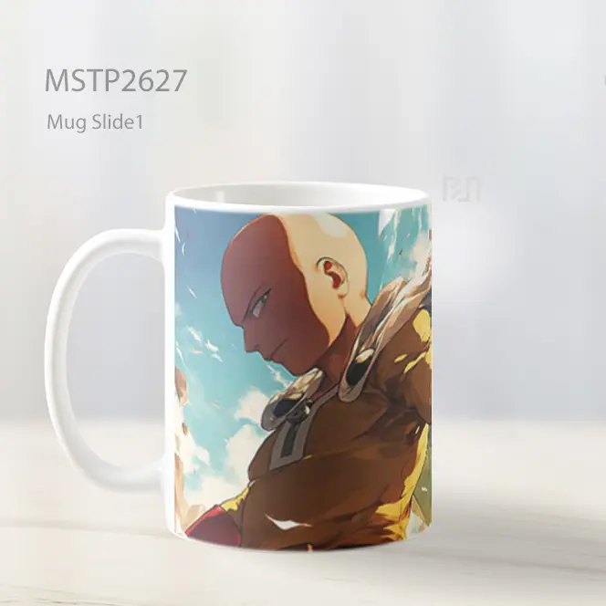 Saitama Epic One Punch Man Mug MSTP2627 - All-side / Desain